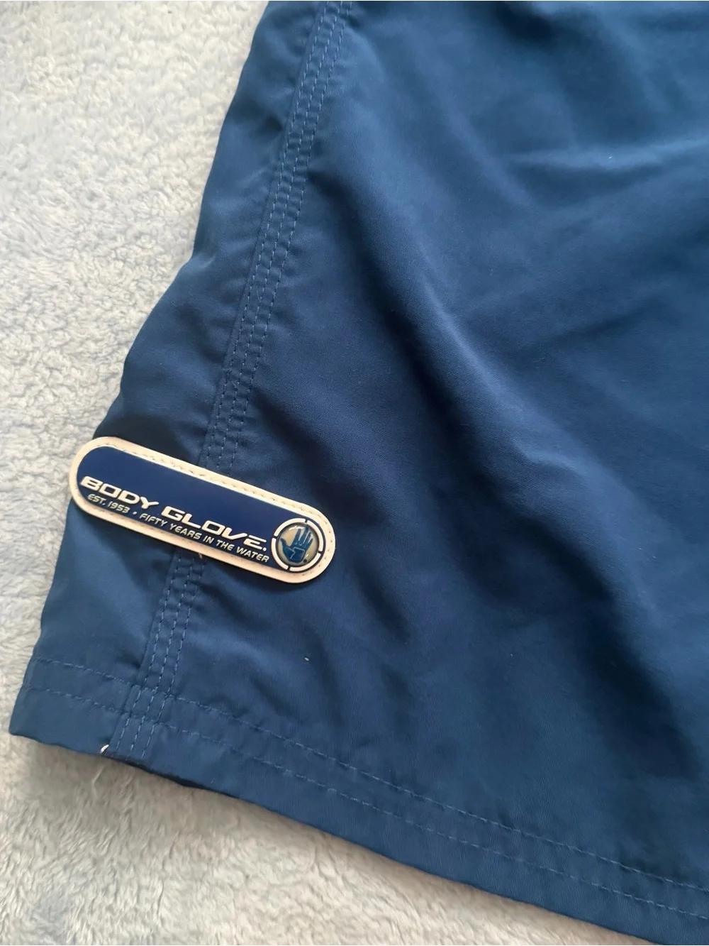 VTG Y2K 2000s Body Glove Teal Yellow Men’s Board Shorts Swim Surf Trunks